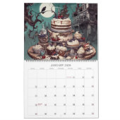 Calendrier Desserts effrayants de Ivy et Bat Gothic Art (Jan 2026)