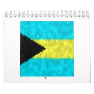 Calendrier Dessin de peinture à l'huile des Bahamas