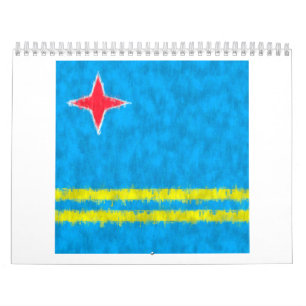 Calendrier Dessin Peinture à l'huile d'Aruba