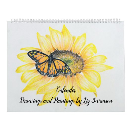 Calendrier - Dessins et tableaux de Liz Swanson (Protection)
