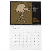 Calendrier Dessins originaux Graphique de signes astrologique (Jan 2026)