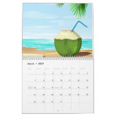Calendrier d'été de plage 2021 (Mar 2027)