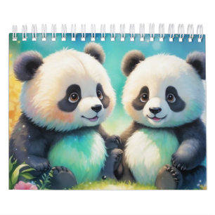 Calendrier Deux petits pandas