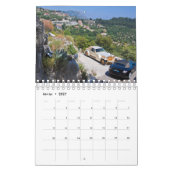 Calendrier d'Eze, sur la Côte d'Azur (Feb 2027)