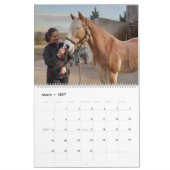 Calendrier d'Haflinger (Mar 2027)