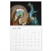 Calendrier d'heure-milliampère Jongg (Jan 2027)