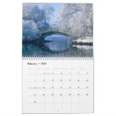 Calendrier d'hiver de taille moyenne (Feb 2027)
