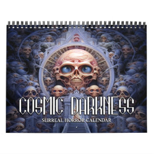 Calendrier d'horreur surréaliste de l'obscurité co