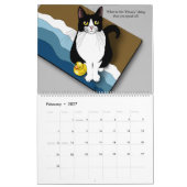 Calendrier d'humour de chats drôles 2026 (Feb 2027)