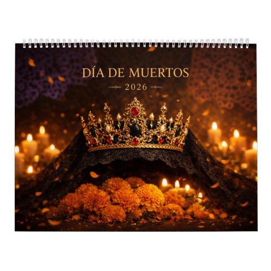 Calendrier Día de Muertos 2026 (Protection)