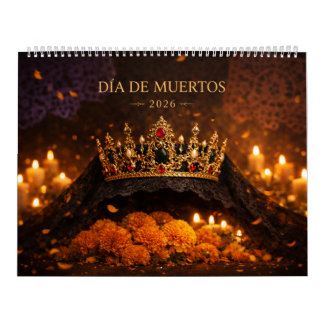 Calendrier Día de Muertos Calendar 2026
