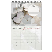 Calendrier Dieu méditation : étoile, mots & notes (Feb 2027)