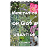 Calendrier Dieu méditation : étoile, mots & notes (Protection)