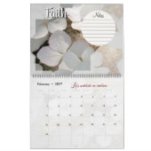 Calendrier Dieu méditation : étoile, mots & notes (Feb 2027)