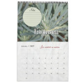 Calendrier Dieu méditation jardin : mots & notes (Jan 2027)