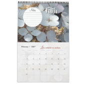 Calendrier Dieu méditation jardin : mots & notes (Feb 2027)