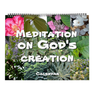 Calendrier Dieu méditation photos jardin élégant