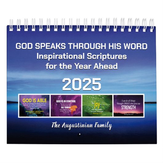 Calendrier DIEU PARLE Inspirationnel | chrétien | Personnalis (Protection)