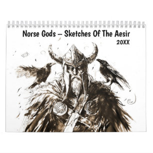 Calendrier Dieux Nordiques – Esquisses de l'Aesir