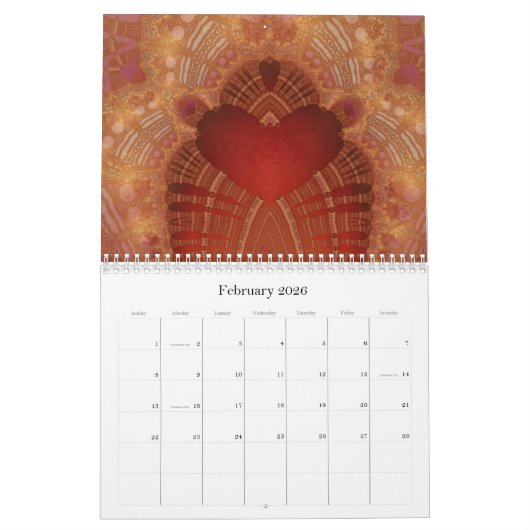 Calendrier Digital Baroque 2017 (Feb 2026)