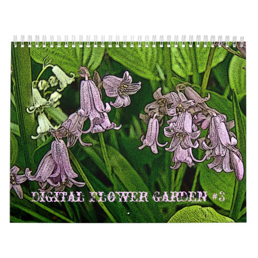 Calendrier Digital Flower Garden #3 (Protection)