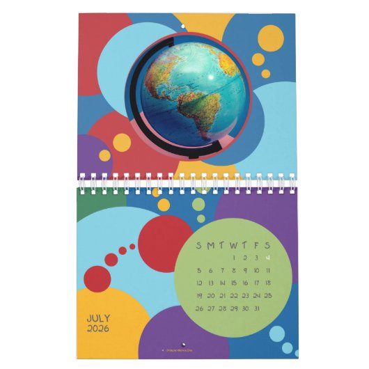 Calendrier Digital Nomad 2026 World Calendar Choose Country (Jul 2026)