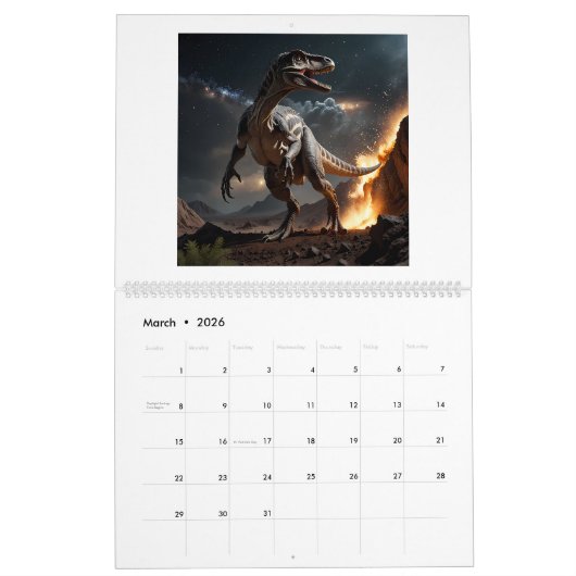 Calendrier d'illustration (Mar 2026)