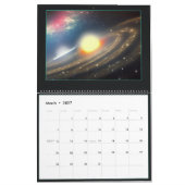 Calendrier d'illustration d'art futuriste (Mar 2027)