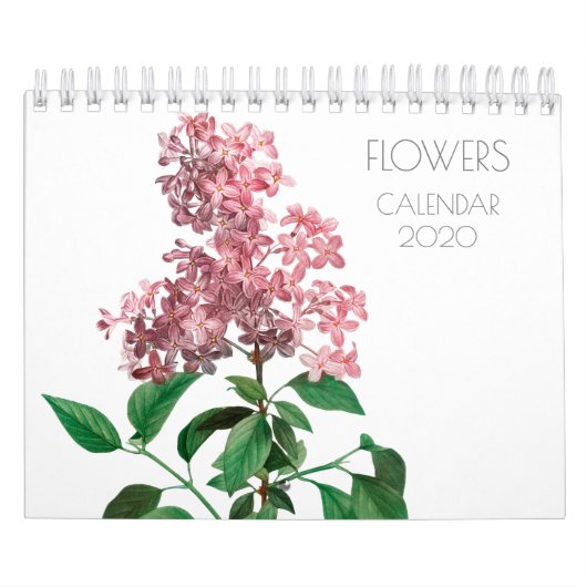 CALENDRIER D'ILLUSTRATION DE FLEURS REDOUTÉ (Protection)