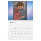 Calendrier d'illustration de Maria William 2026 (Feb 2027)