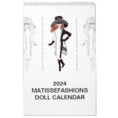 Calendrier d'illustration de MatisseFashions 2024 (Protection)
