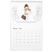 Calendrier d'illustration de MatisseFashions 2025 (Feb 2026)