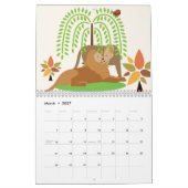 Calendrier d'illustrations d'Afrique (Mar 2027)