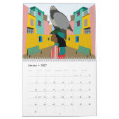 Calendrier d'illustrations de Colombie (Jan 2027)