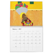 Calendrier d'illustrations de Colombie (Feb 2027)
