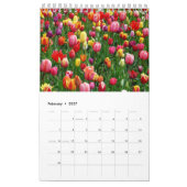 Calendrier d'illustrations de jardin botanique flo (Feb 2027)