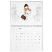 Calendrier d'illustrations de mode de poupée Matis (Feb 2027)
