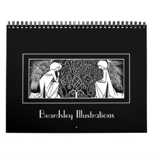 Calendrier d'illustrations de Nouveau d'art de