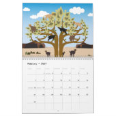 Calendrier d'illustrations désertiques (Feb 2027)