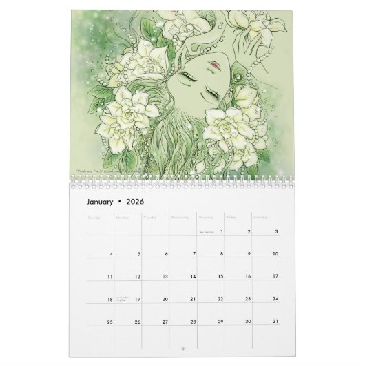 Calendrier d'imaginaire (Jan 2026)