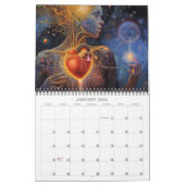 Calendrier Dimensions Visionnaires 2026 9 Art Surréel (Jan 2026)