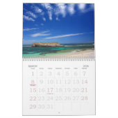 Calendrier d'impression 2023 - Plage (Mar 2026)