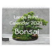 Calendrier d'impression grand format 2023 - Bonsai (Protection)
