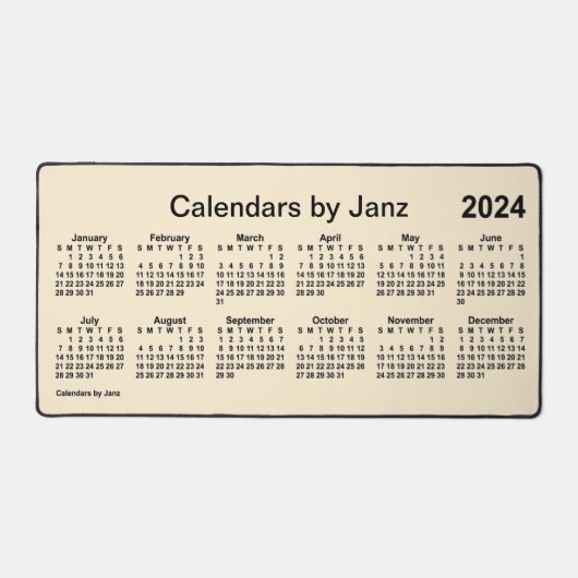 Calendrier d'impression grand format Papaya Whip 2 (Recto)