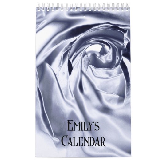 Calendrier d'impression Rose métallique (Protection)