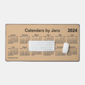 Calendrier d'impression Tan 2024 par Janz (Clavier et souris)