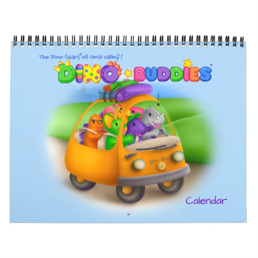 Calendrier Dino-Buddies® - Voyage routier avec Din (Protection)