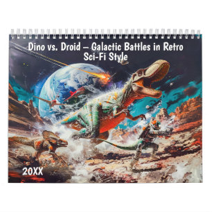 Calendrier Dino contre Droid – Batailles galactiques dans la