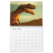 Calendrier dinosaure (Jan 2027)