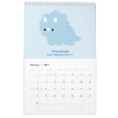 Calendrier dinosaure 2027 (Feb 2027)